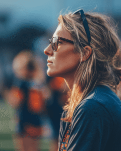 Club lacrosse tournament sideline parents